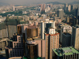 View Over City Centre, Shenzhen, Guangdong, China Photographic Print by Keren Su