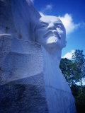 White Marble Monument of Vladimir Ilyich Lenin in Parque Lenin, Havana, Cuba Photographic Print by Charlotte Hindle