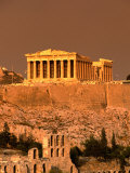 Acropolis and Parthenon from Filopappou Hill, Athens, Greece Photographic Print by Anders Blomqvist
