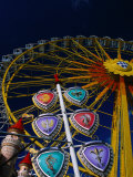 Ferris Wheel During Festival in Town of Aschaffenburg, Bavaria, Germany Photographie par Johnson Dennis