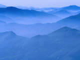 Ranges in French Basque Country, from Top of La Rhune, Aquitaine, France Lámina fotográfica por Bill Wassman