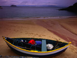Boat on Jao Fernades Beach, Buzios, Rio De Janeiro, Brazil Photographic Print by John Pennock