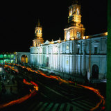 A Candlelit Procession Makes Its Way Around the Plaza De Armas, Lima, Peru Photographie par Wes Walker