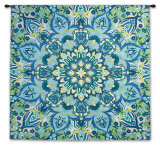 Rangoli Moon Rise Wall Tapestry