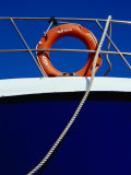 Rope and Life Ring on Boat, Crete, Greece Photographic Print by Diana Mayfield