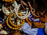 Detail of Beads for Jewelry Making, Makola Market, Accra, Ghana Photographic Print by Alison Jones