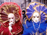 Traditional Costumes, Carnival, Venice, Italy Photographic Print by Sergio Pitamitz