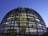 Roof Dome, Reichstag, Berlin, Germany Photographic Print by Walter Bibikow