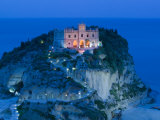 Santa Maria dell'Isola Church, Tropea, Calabria, Italy Photographic Print by Walter Bibikow