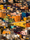 Julie Eggers - Steep Hill with Colorful Houses, Guanajuato, Mexico Fotografická reprodukce Julie Eggers - Steep Hill with Colorful Houses, Guanajuato, Mexico Fotografická reprodukce