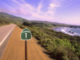 Pacific Coast Highway, California Route 1 near Big Sur, California, USA Photographic Print by Bill Bachmann