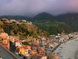 View of La Chinalea, Fisherman's District, Scilla, Calabria, Italy Photographic Print by Walter Bibikow