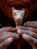Wari fox Whistle, Empires of the Sun, Huari, Peru Photographie par Kenneth Garrett