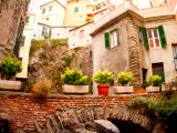 Architecture of Manarola, Cinque Terre, Italy Lámina fotográfica por Bill Bachmann