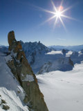 Aiguille du Midi, French Alps, Chamonix, France Photographic Print by Walter Bibikow