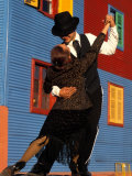 Tango Dancers on Calle Caminito, La Boca District, Buenos Aires, Argentina Fotografisk trykk av Sergio Pitamitz Tango Dancers on Calle Caminito, La Boca District, Buenos Aires, Argentina Fotografisk trykk av Sergio Pitamitz
