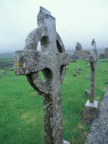 Celtic Cross Gravestone, County Clare, Ireland Photographie par Brent Bergherm