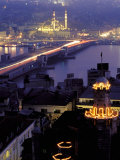 Yeni Mosque and the Galata Bridge, Istanbul, Turkey Photographic Print by Ali Kabas