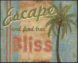 Tropical Escape Mounted Print by Ted Zorns