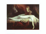 The Nightmare Poster by Henry Fuseli