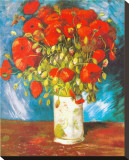 Poppies, c.1886 Stretched Canvas Print by Vincent van Gogh