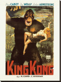 King Kong Stretched Canvas Print