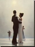 Baila conmigo hasta el final del amor Reproducción en lienzo de la lámina por Jack Vettriano