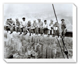 Lunch Atop a Skyscraper, c.1932 Stretched Canvas Print by Charles C. Ebbets