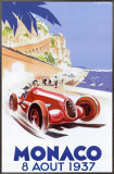 Monaco, 1937 Framed Canvas Print by Geo Ham