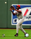 Vladimir Guerrero 2008 Fielding Action Photo