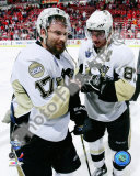 Petr Sykora & Sidney Crosby in Game 5 of the 2008 NHL Stanley Cup Finals; Celebration 19 Photo