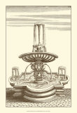 Courtyard Fountain V Posters