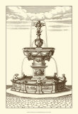 Courtyard Fountain IV Prints