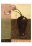 Ebony Vase with Tulips I Poster by Norman Wyatt Jr.