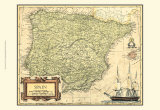 Spain Map Poster