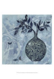 Ornate Vase with Indigo Leaves I Posters par Norman Wyatt Jr.