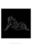 Figure Study on Black III Posters par Charles Swinford