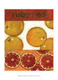 Rouge rubis Poster par Norman Wyatt Jr.