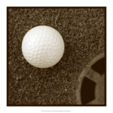 Sepia Golf Ball Study I Posters par Jason Johnson