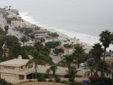 A Portion of the Pacific Coast Highway in Malibu, California, is Shown Monday, July 31, 2006 Photographic Print by Damian Dovarganes