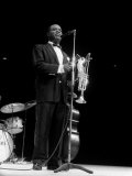 Louis Armstrong Jazz Musician, During His First Concert in Great Britain, May 1956 Lámina fotográfica Louis Armstrong Jazz Musician, During His First Concert in Great Britain, May 1956 Lámina fotográfica