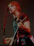 Paul Weller Playing Guitar and Singing at T in the Park at Balado Airfield Near Kinross, July 1997 Photographic Print