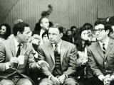 Frank Sinatra (M), Joey Bishop and Peter Sellers (R) at the Rally for Isreal at the Hollywood Bowl Photographic Print