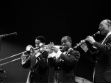 Louis Armstrong Jazz Musician, During His First Concert in Great Britain, May 1956 Lámina fotográfica Louis Armstrong Jazz Musician, During His First Concert in Great Britain, May 1956 Lámina fotográfica
