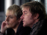 Simon Le Bon and Nick Rhodes of Duran Duran Backstage at the Jay Leno Show, LA, October 2004 Lámina fotográfica