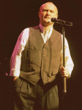 Phil Collins on Stage Photographic Print