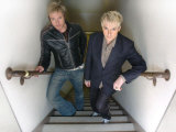 Simon Le Bon and Nick Rhodes of Duran Duran Backstage at the Jay Leno Show, LA, October 2004 Lámina fotográfica