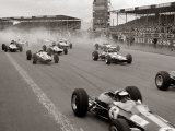Start of the British Grand Prix at Siverstone, 1965 Fotografie-Druck