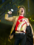 Mick Jagger at Twickenham Tonight, August 2003 Fotografie-Druck