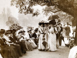 Ladies of Edwardian Society Take a Stroll in Hyde Park, 1905 Photographic Print